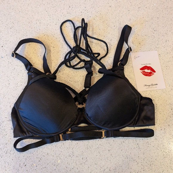 Honey Birdette Shibari black bra 34C original release - Picture 2 of 5